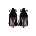 2019 High Heel Women's Pumps Black Suede Leather x19-c177c Ladies Women custom Dress Shoes Heels For Lady
